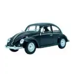 Volkswagen Beetle 1967 Vocho Negro Kinsmart Escala 1/24