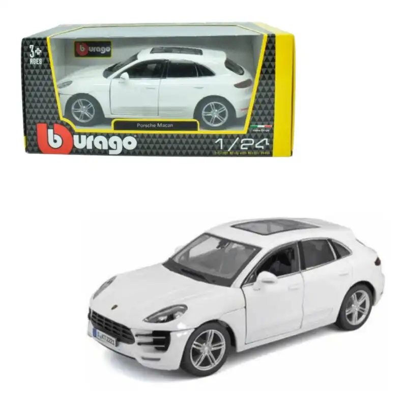 Porsche Macan Blanco Burago Escala 1/24