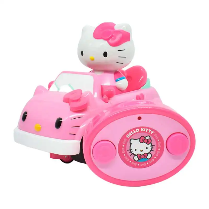 30758kitty1 Hello Kitty Coche Gatito Jada Radio Control - Imagen 1