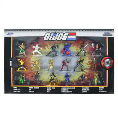 GI Joe Set 18 Piezas De Metal Jada Metalfigs