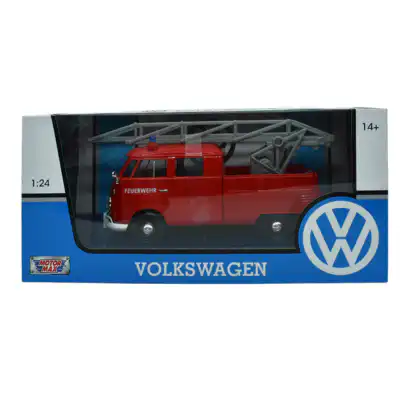 VW Combi 1962 T1 Bus Bomberos Escala 1:24 Motor Max