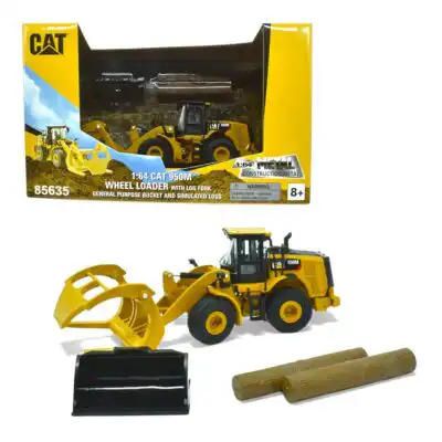 CAT 950M Wheel Loader con Accesorios Maquinaria Escala 1/64