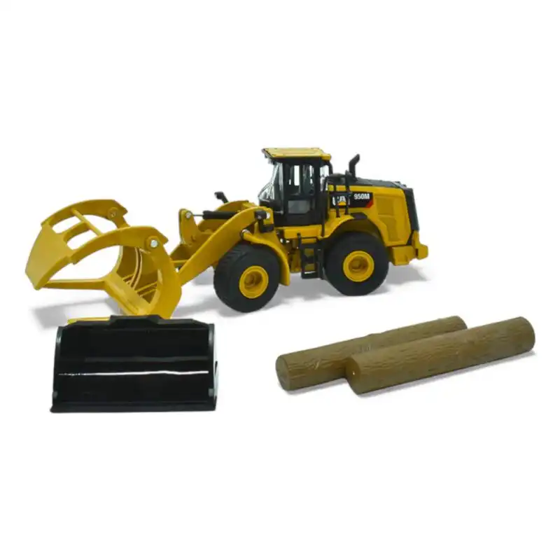 CAT 950M Wheel Loader con Accesorios Maquinaria Escala 1/64