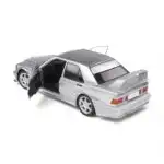 Mercedes Benz 190E Evolution 2 1990 Solido Escala 1/18 Plateado Metal - Imagen 7