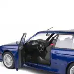 BMW E30 M3 1990 Solido Escala 1/18 Azul Metal - Imagen 7