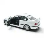BMW E36 M3 1995 Coupé Lightweight Solido Escala 1/18 Blanco Metal - Imagen 7