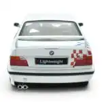 BMW E36 M3 1995 Coupé Lightweight Solido Escala 1/18 Blanco Metal - Imagen 6