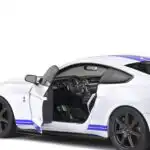 Ford Mustang Shelby GT500 2020 Solido Escala 1/18 Blanco Metal - Imagen 8