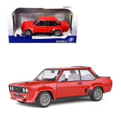 Fiat 131 Abarth Stradale 1980 Rojo Solido Escala 1/18