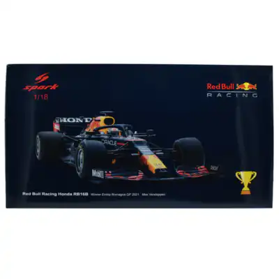 Max Verstappen Red Bull Racing RB16B Ganador Imola 2021 Formula 1 Spark 1:18