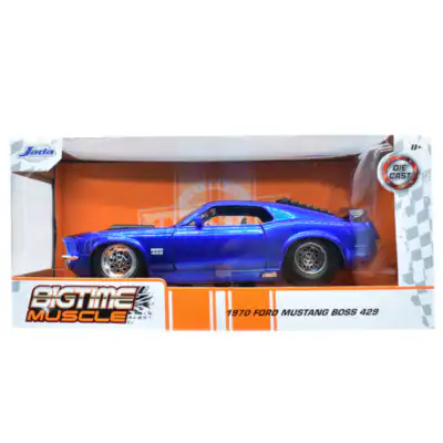 Ford Mustang Boss 429 1970 Big Time Azul Jada Escala 1/24