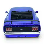 Ford Mustang Boss 429 1970 Big Time Azul Jada Escala 1/24 - Imagen 7