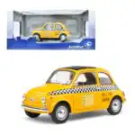 Fiat 500 1965 Taxi Nueva York Solido Escala 1/18 Amarillo Metal - Imagen 6