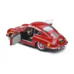 Porsche 356 Pre A 1953 James Dean Little Bastard Solido Escala 1/18 Rojo Metal - Imagen 7