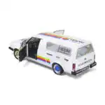 Volkswagen Caddy MK1 1982 Apple Computers Solido Escala 1/18 Blanco Metal - Imagen 7