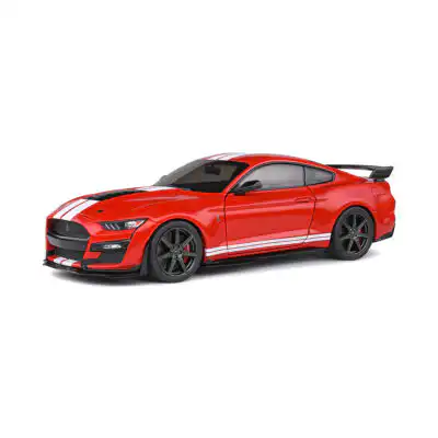 Ford Mustang Shelby GT500 2020 Solido Escala 1/18 Rojo Metal