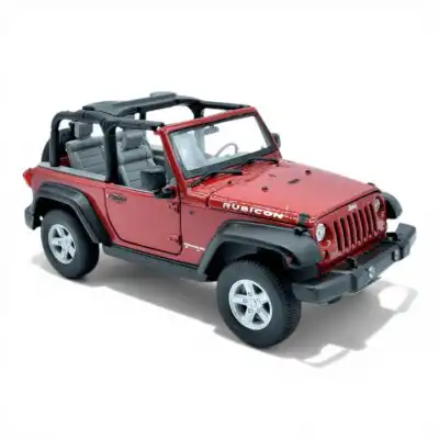 Jeep Wrangler Rubicon 2007 Rojo Welly NEX Escala 1/24
