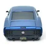 Ford Mustang Mach 1 428 1970 Custom M2 Machines Escala 1/24 Azul Metal - Imagen 7