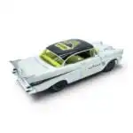 Chevrolet 210 Hardtop 1957 Weiand M2 Machines Escala 1/24 Blanco Metal - Imagen 8