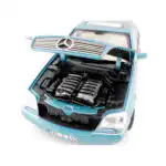 Mercedes Benz CL600 1997 Coupe Azul Norev Escala 1/18 - Imagen 8