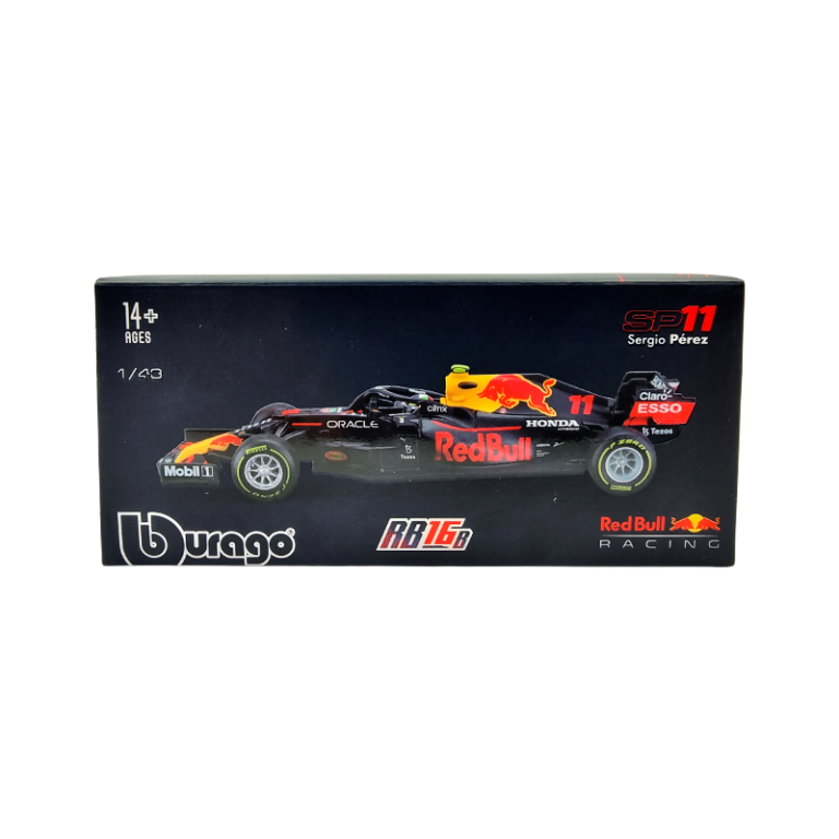 Sergio Checo Perez Red Bull Racing RB16B 2021 F1 Burago 1/43