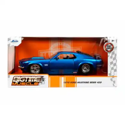 Ford Mustang Boss 429 1970 Azul Metalico Jada 1:24
