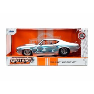 Chevy Chevelle SS 1969 Flamas Big Time Muscle Jada 1/24