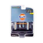 Serie Elevador Four Post Lifts Gulf Shell Escala 1:64 Greenlight - Imagen 2