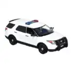 Ford Police Interceptor Utility 2015 Patrulla Luz y Sonido Motor Max 1/24 - Imagen 2