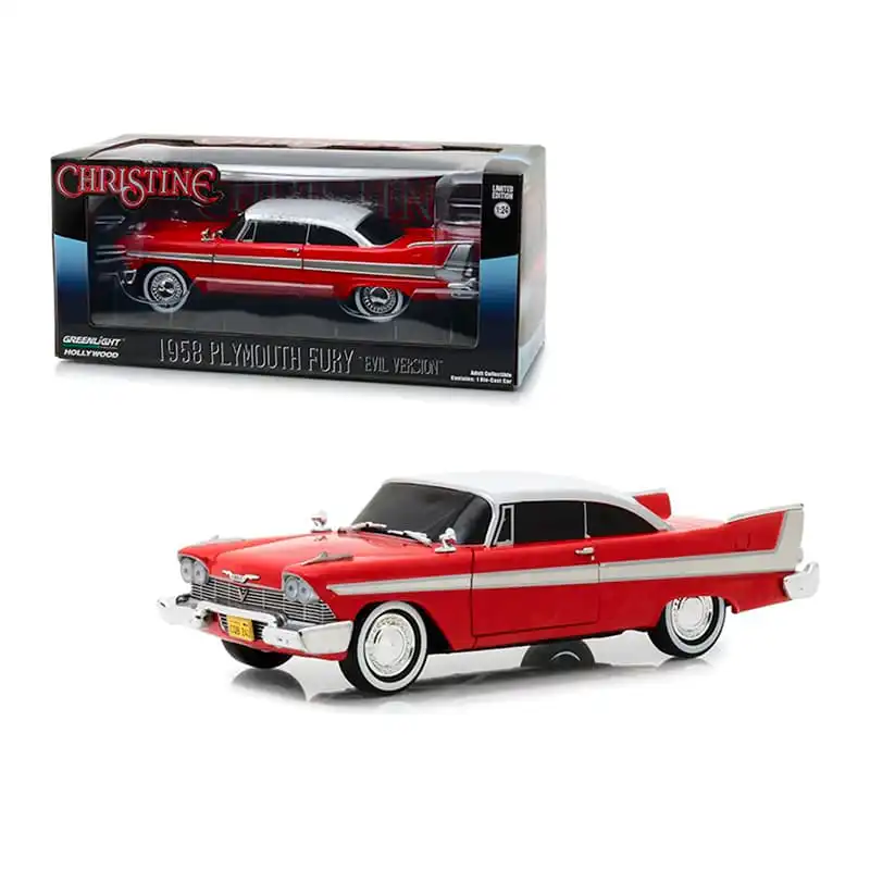Christine Plymouth Fury 1958 Evil Greenlight Escala 1/24