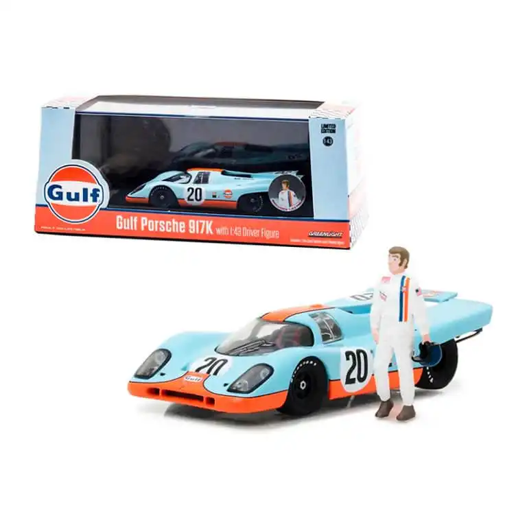 Porsche 917k Gulf Steve McQueen Greenlight Escala 1/43