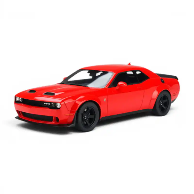 Dodge Challenger 2021 Super Stock GT Spirit Escala 1/18 Rojo Metal