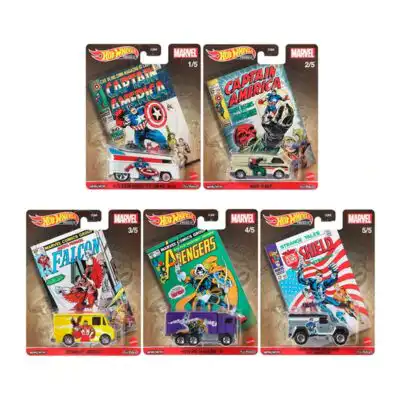 Marvel Retro Avengers Serie Pop Culture Hot Wheels 1/64