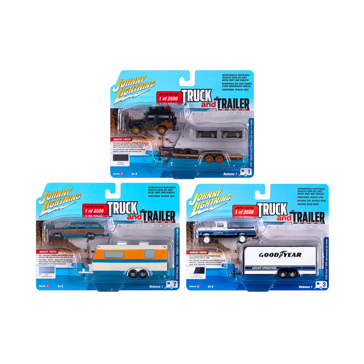 SerieJLBT01324B2 Johnny Lightning Serie 1 Remolques 2020 Escala 1/64