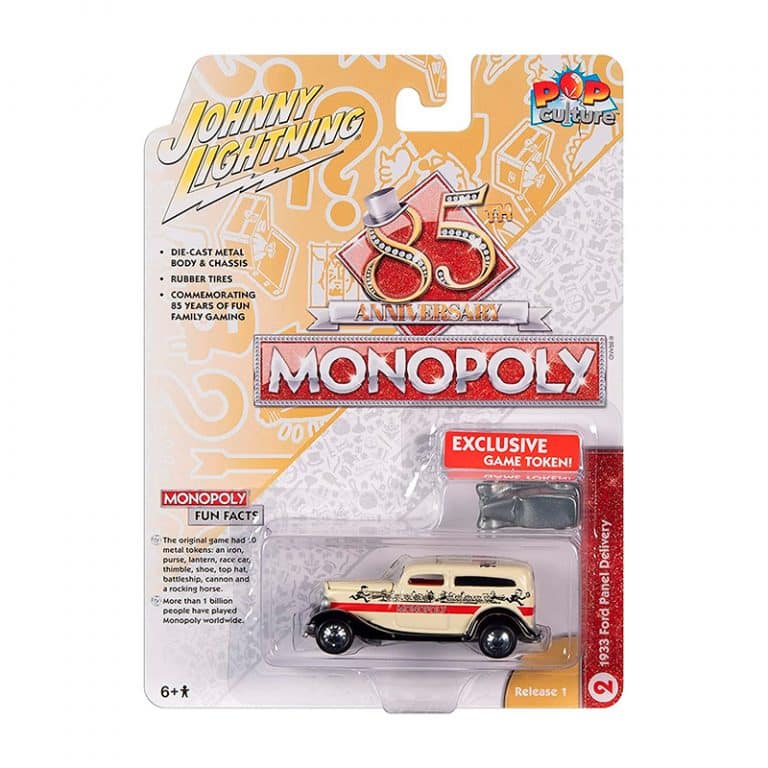 Ford Panel Delivery 1933 Monopoly Johnny Lightning 1/64
