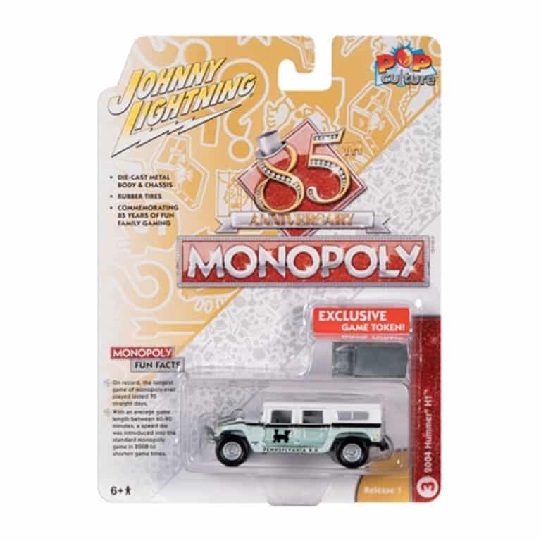 Hummer H1 2004 SUV Monopoly Johnny Lightning Escala 1/64