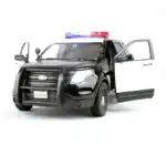 Ford Police Interceptor Utility 2015 BN Patrulla Luz y Sonido Motor Max 1/24 - Imagen 3
