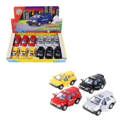 Toyota Harrier Fricción Caja 12 Piezas Kinsmart Escala 1/32