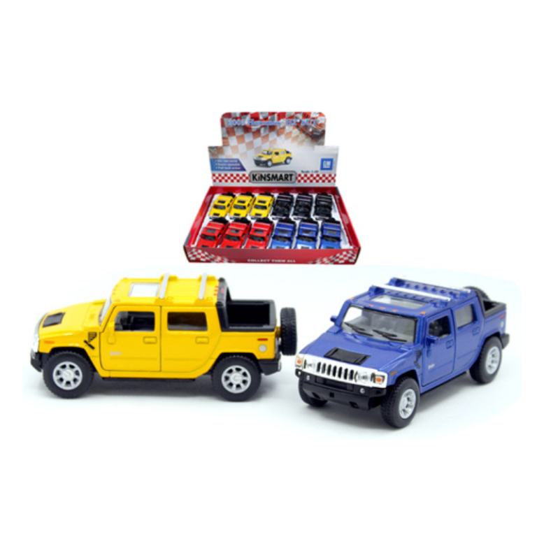 Hummer H2 SUT 2005 Caja 12 Piezas Kinsmart Escala 1/40