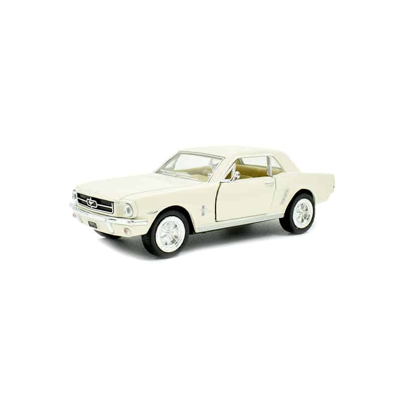 Modellino Kinsmart 1964 1/2 Ford Mustang Rossa Scala 1:36 Pressofuso Auto Giocattolo