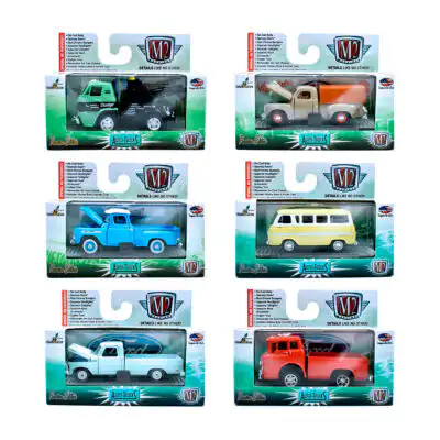 Serie 6 Piezas Camionetas Auto Trucks S34 M2 Machines 1/64
