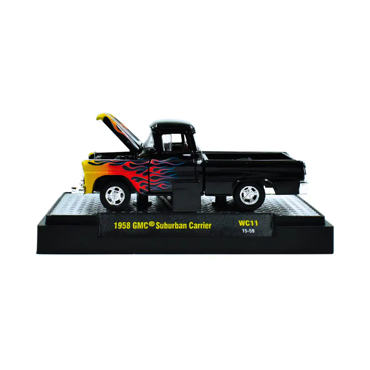 M2 Machines Wild Cards – 1958 GMC Suburban Carrier (Wal-Mart, Scellé, 15-69)