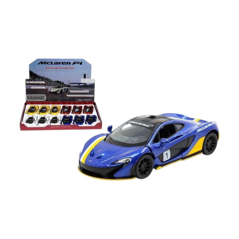 McLaren P1 Racing Series Caja 12 Piezas Kinsmart Escala 1/36