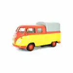 Volkswagen Combi T1 Pickup Doble Cabina Set 4 Piezas Welly 1/32 - Imagen 6