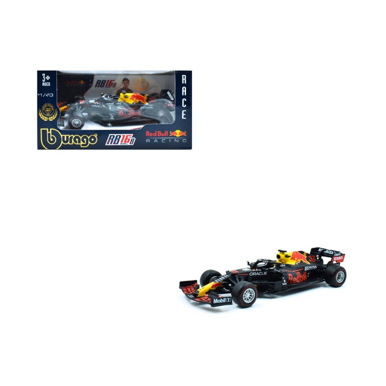 Max Verstappen Red Bull Racing RB16B Campeón F1 Burago 1/43