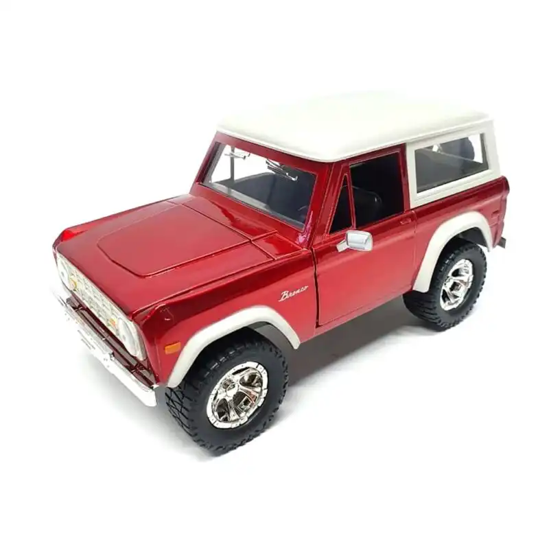 Ford Bronco 1973 Hard Top Roja Just Trucks Jada 1/24 Sin Caja