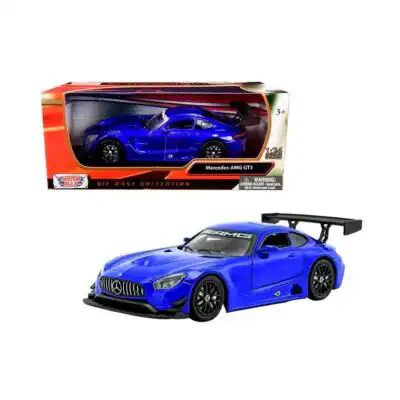 Mercedes Benz AMG GT3 Azul Motor Max Escala 1/24