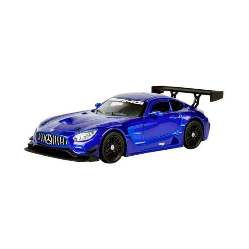 Mercedes Benz AMG GT3 Collectors Motor Max Escala 1/24 Azul Metal