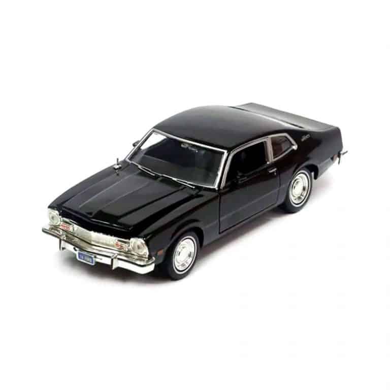 Ford Maverick 1974 Negro Motor Max Escala 1/24 Sin Caja