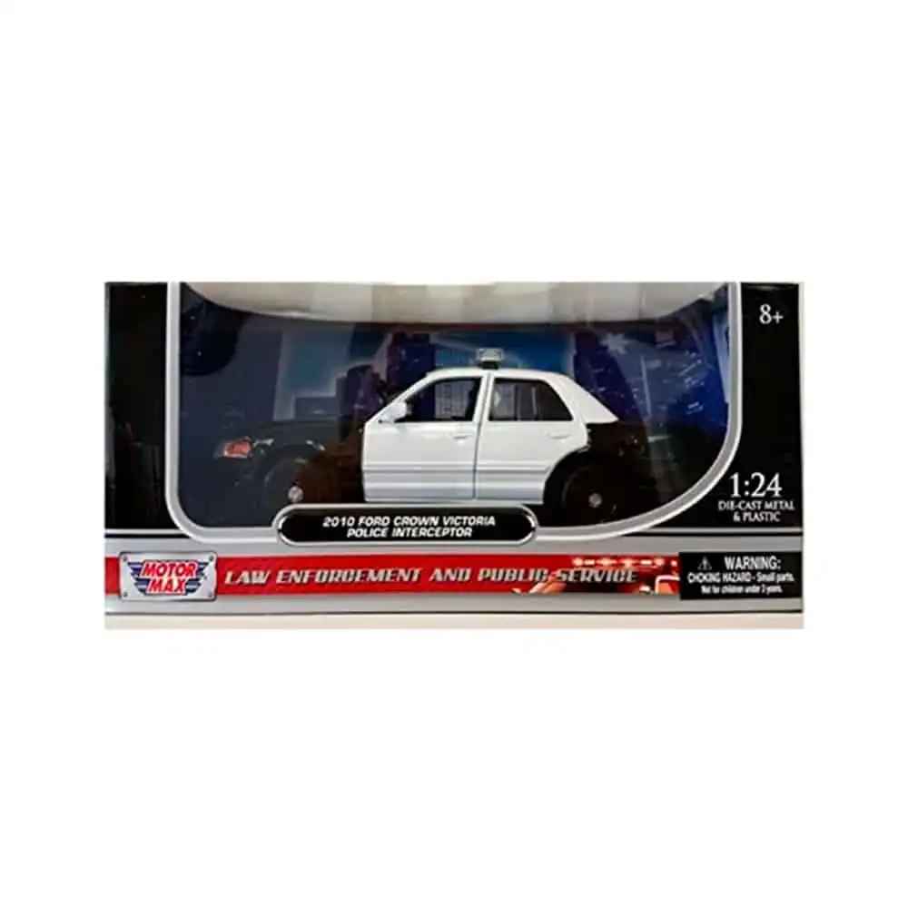 76400Victoria Ford Crown Victoria 2010 Patrulla Motor Max Escala 1/24 - Imagen 1